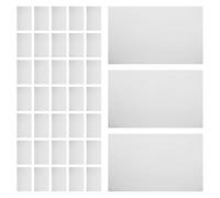 100 Piezas Láminas de Plástico Transparente A4 para Cuadernos | Plástico, Vista Clara y Soporte Estable, para Presentaciones y Escuela, Acabado Liso y Resistente
