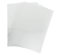 100 Piezas Láminas Transparentes de Plástico A4, Cubiertas | Acabado Brillante y Alta Transparencia, Protege de Huellas y Suciedad, Uso en Oficina, Escuela y Hogar