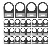100 Piezas Letrero de Marco para Interruptor de Botón Pulsador | Instalación sin Herramientas, Diseño de Clip para Tarjetas, Texto Claro y Contraste Alto para Paneles de Control