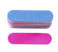 100 Piezas Limas De Uñas Color Doble Lijado Mini Buffer De 180/240 Herramientas Desechables De Manicura