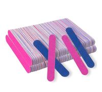 100 Piezas Limas de Uñas Profesionales,180/240 Doble Cara Tablero De Esmeril,Limas de Uñas Profesionales,para Manicura y Pedicura de Gel para el Hogar y el Salón