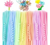 100 Piezas Limpiapipas Manualidades Pipas de Chenilla Color Macaron