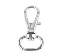 100 Piezas Llavero DIY de Metal Plata con Anilla y Ganchos