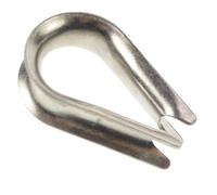 100 piezas M2 M3 M4 M5 M6 M8 304 Guardacabos Abrazadera de Cable Galvanizada for Cables Acero Inoxidable Para Cable Acero(M8)