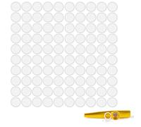 100 Piezas Membranas Kazoo - Diafragma de Flauta Kazoo - Membrana Transparente