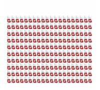 100 piezas Mini sombreros navideños Vajilla Cuchillo Tenedor Almacenamiento Bolsas Soporte Feliz Navidad Fiesta Cena Botella de vino Sombreros navideños Decoraciones-Calcetines-200 piezas