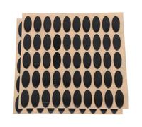 100 Piezas Mouse Feet Pads Adhesivos de Borde Curvo Negros | Precut Bottom Glide Stickers, Ultrafinos 1, 70x0, 70x0, 20cm, Movimiento Suave y Baja Fricción
