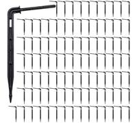 100 piezas negro flecha gotero juego de riego de manguera de 3/5 mm sistema de riego flecha, gotero de riego para jardín, gotero de riego para balcón, oficina y apartamento