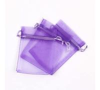 100 Piezas Organza Bolsas de Regalo, Bolsas de Organza de Regalo con Cordón para Día de la Madre Boda Fiestas Infantiles Regalo Fiesta Joyas Golosinas Jabón Lavanda Manualidades-10-15x20cm(6x8in)