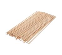 100 Piezas Palo de Madera Redondo Bocados de Queso, Beige
