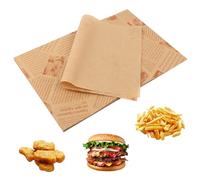 100 Piezas Papel Encerado para Alimentos, Papel para Envolver Comida para Alimentos, Queso, Sándwiches, Panes, Papas Fritas (30x20cm)