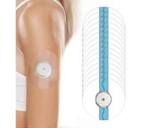 (100 piezas) Paquete de 10-100 cubiertas de sensor compatibles con Libre 3, parches adhesivos impermeables Freestyle, transparentes