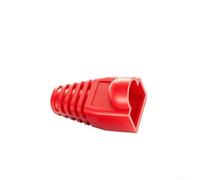 100 piezas para cable RJ45 cubiertas hechas de PVC para CAT5 CAT5E CAT6 CAT6E Ethernet cables de red protección contra el polvo y la abrasión (rojo)