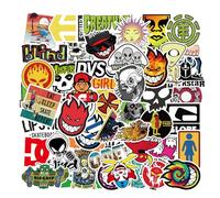 100 Piezas Pegatinas de Vinilo Graffiti para Computadora Portátil, Snowboard, Motocicleta, Guitarra, Botella de Agua, Cuaderno - Sticker de Moda Geniales