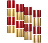 100 Piezas Película para Tapar Botellas de Vino PVC 33mm | Ajuste para Boca de 33mm, para Botellas de Vino Tinto, Rojo y Dorado, Uso de Sellado