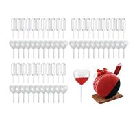 100 Piezas Pipetas de Transferencia 4ML,Pipeta Plastique,Pipetas Desechables,Pipeta Cuentagotas,Mini Pipeta Plastique,Pipeta Transferencia para Chocolate,Pequeños Pasteles,Helados,Mermelada