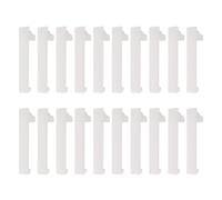 100 Piezas Placa de Relleno ABS Blanco para Cuadros | Aislamiento y Cobertura de Huecos, Oculta Cables Expuestos, para Paneles Residenciales E Industriales