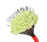 100 piezas profesionales de perlas de silicona espaciales de frijoles ovalados para línea de pesca, clavija de pesca ovalada grande