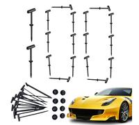 100 piezas Propósito Cable Cable Nylon Nylon Secure Hold Organización ordenada Instalación fácil Free Free para gestión de cables Reparación de automóvil