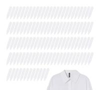 100 Piezas Refuerzos de Huesos de Plástico para Cuello de Camisa de Hombre, Ballenas para Camisas, Cuello de Camisa, Puntas de Cuello para Camisas para Camisas Trabajo
