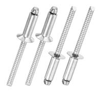 100 Piezas Remaches Ciegos Cabeza Avellanada, Acero Inoxidable 316 Remaches Matricula Coche para Metal Madera Parachoques Placas Matrícula Barcos Pesca Utensilios Cocina Muebles(4.8X16mm)