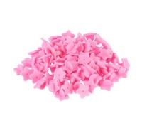 100 Piezas Respaldo de Embrague con Forma de Figura | Plástico y Goma, Agarre Seguro y Extracción Fácil, para Insignias de Esmalte y Ferias de Manualidades
