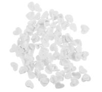 100 Piezas Respaldos de Sujeción del Embrague Pin Creativo | Goma Forma de Corazón, Instalación Sencilla, Repuestos a Granel para Insignias y Proyectos DIY