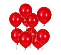 100 piezas Rojo Globos, 12 pulgadas Rojo Látex Globos, Globos de Helio Rojo Fiesta de Globos para Boda Novia Día de San Valentín Compromiso Cumpleaños Bautizo JGA Fiesta Decoración Rojo