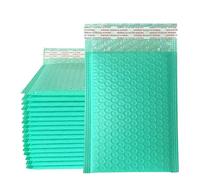 100 Piezas Sobres Acolchados De Burbujas Azules Embalaje De Envío Suministros Para Pequeñas Empresas Bolsas Para Empacar Productos Embalaje Sobres Sobres-Verde-18 * 23cm