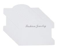100 Piezas Tarjetas de Pulsera de Papel Blanco para Jo