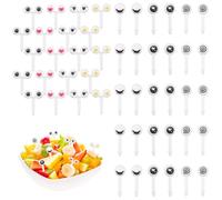 100 Piezas Tenedores Fruta Niños, Palillos para Niños Frutas, Mini Tenedores de Fruta, Mini Tenedore Infantiles Reutilizables de Frutas, para Frutas, Postre, Bento, Almuerzo, Pasteles, Fiesta