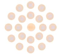 100 Piezas Vendaje Beige de PE para Heridas, Cómodo y Seguro | Vendas Pequeñas y Redondas, Mini Vendas Redondas, Vendaje para Ampollas, Bandas para Nudillos