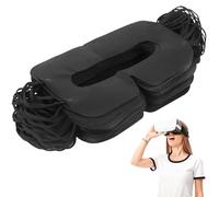 100 piezas VR Mascarilla sanitaria VR Eye Mask para Oculus, VR Eye Mask VR Máscara de Sudadera, VR Face Cover para VR (Negro)