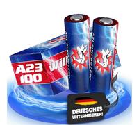 100 Pilas alcalinas Wilhelm A23 12 V MN21 V23GA 23A L1028 12 V 55 mAh