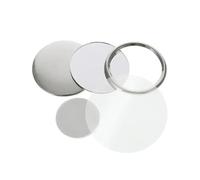 100 pines de botón for insignias, material de 58 mm y 75 mm for máquina de chapas, mini espejos de maquillaje De múltiples fines(58mm)