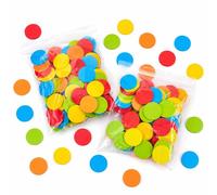 100 Placas Multicolor para Matemáticas - Placas Doble Cara Rojas y Azules para Aprendizaje Visual, Herramienta Robusta y Reutilizable para Uso en Casa, Oficina o Talleres