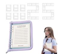 , 100 | Planner &, Cash Kit, Cubierta para la creación de ahorro de dinero. Deposite diferentes cantidades, p