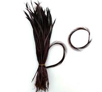 100 plumas de ganso de pavo para manualidades, decoración creativa para el tiempo libre, manualidades para bodas, accesorios para festivales, materiales para atrapasueños, plumas color café, 100 uni