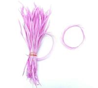 100 plumas de ganso de pavo para manualidades, decoración creativa para el tiempo libre, manualidades para bodas, accesorios para festivales, materiales para atrapasueños - Plumas violetas - 100 uni