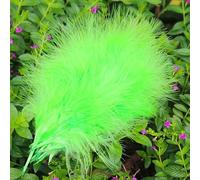 100 plumas de pavo de plumas de pavo para manualidades, decoración de atrapasueños, color verde claro