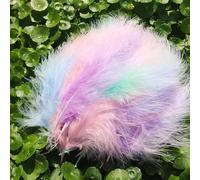 100 plumas de pavo de plumas de pavo para manualidades, decoración de atrapasueños, color verde claro