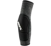 100 Por Ciento Ridecamp Grises/Negros Grandes Protectores De Codo