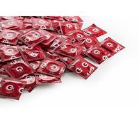100 Premium Condoms Vitalis Strawberry - Red Condoms with Strawberry flavor by Vitalis
