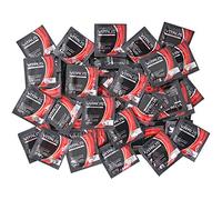 100 Premium Condoms Vitalis Strawberry - Red Condoms with Strawberry flavor by Vitalis