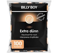 100 preservativos extrafinos de Billy Boy - delicados preservativos para una sensación aún más intensa - Fabricado en Alemania