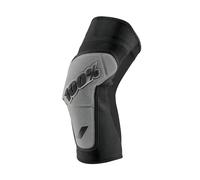 100% PROTECCIONES RIDECAMP Knee Guards L Rodillera, Adultos Unisex, Black/Grey (Multicolor)
