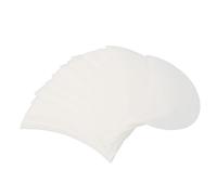 100 protectores de sombra de ojos en forma de media luna para evitar residuos de maquillaje, almohadilla cosmética para sombra de ojos, material no tejido para maquillaje de ojos