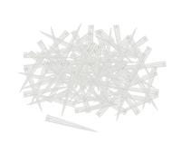 100 púas de flores para soporte de flores, tubo transparente para manualidades, M