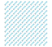 100 puntas de limpieza de oídos, almohadillas para eliminar la cera de los oídos, cubierta visual de silicona suave de limpieza reutilizable para lentes en línea de 3,5 mm, accesorios visuales (azul)