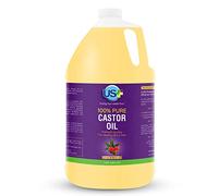 100% Pure Castor Oil - Cold-pressed, Unrefined, Hexane-free - Premium Quality - USP Grade (1 Gallon)